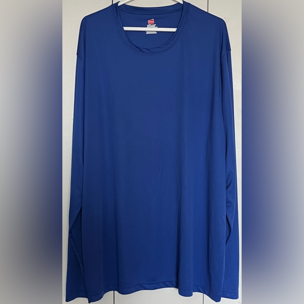 Hanes Cool Dri Blue Shirt